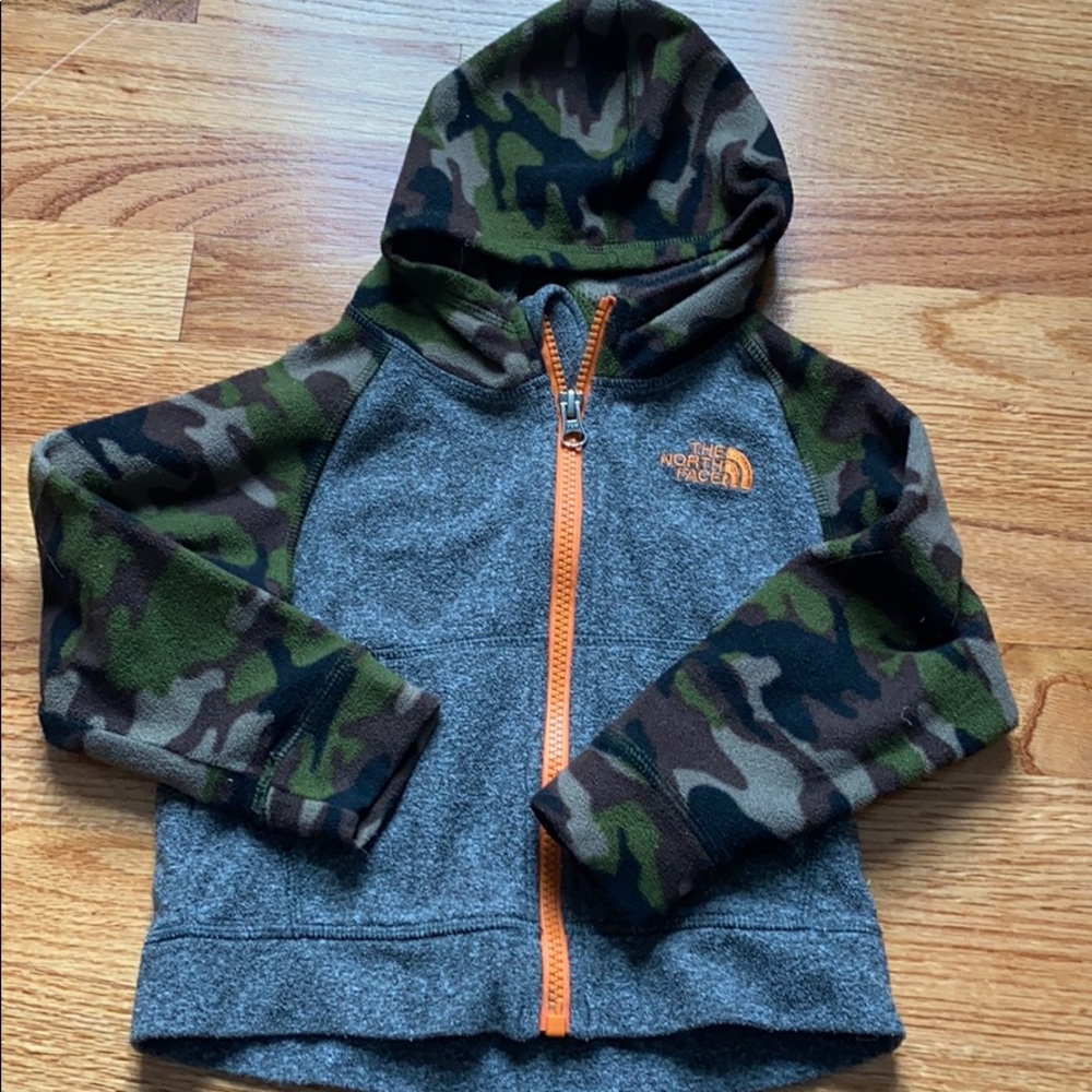 Boys light weight fleece zip up